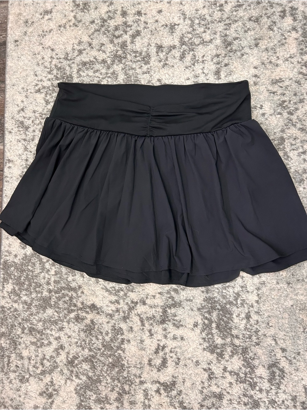 all in motion Black Flowy Athletic Skort with Wide Waistband